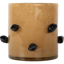 Byon Arlo Beige Black Candle Holder 15cm