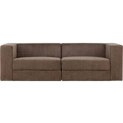 Venture Home Lumi Brown Sofa 238cm 3-Sitzer