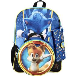 BioWorld Sonic the Hedgehog Backpack Set - Blue