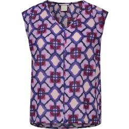 Street One Blouseshirt Met Print - Paars