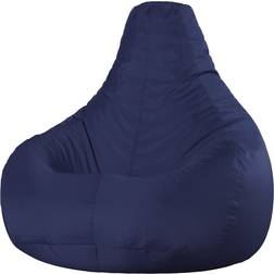 Bean Bag Bazaar Recliner Gaming Navy Blue Puf