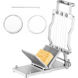 VEVOR Cheese Cutter With Wire 1 cm & 2 cm Replaceable Cheese Slicer With 30 pcs Cortador de Queso