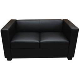 Lille Black Sofa 137cm Zweisitzer