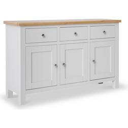 Roseland Furniture Farrow Grey Sideboard 125x80cm