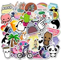 Otego Animal Motifs Cartoon Stickers 50pcs