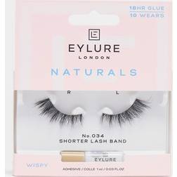 Eylure – Naturals False Lashes – Lösögonfransar No. 034-Svart/a No Size