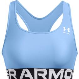 Under Armour Mid Branded Sports Bra - Blue