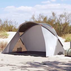 vidaXL Beach Tent Grey Pop-up Waterproof