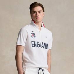 Polo Ralph Lauren Polo Men's Classic-Fit England Polo Shirt White