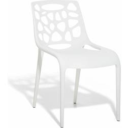 Brayden Studio Wigington White Kitchen Chair 80cm 2pcs