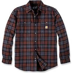 Carhartt Flannel L/S Plaid Shirt - Mocha