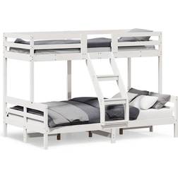 Homie køjeseng 80x200/120x200 massivt fyrretræ gyldenbrun Sengeramme