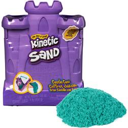 Spin Master Kinetic Sand Castle Case with 1lb Teal Sand