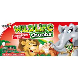 Wildlife Choobs Strawberry Yoghurt Tubes 37g 6pcs