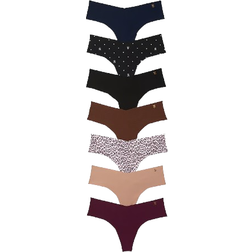 Victoria's Secret No Show Thong Panties 7-packs - Essential Mix