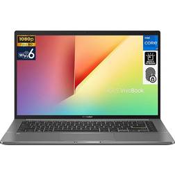 ASUS VivoBook S14 14.0" FHD (1920x1080) Display (Intel i7-1165G7 8GB RAM 512GB SSD Intel Iris Xe, Backlit KB 2 Thunderbolt 4 Fingerprint WiFi 6 BT 5.2 Webcam Win 11 Home) w/Hub