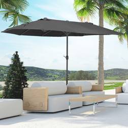 OutSunny 4.6M Garden Patio Umbrella Canopy Parasol