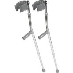 Medline Forearm Crutches, Aluminum, Youth