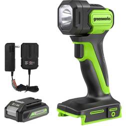 Greenworks 24V Cordless 200 Lumen Flashlight with 2.0Ah Battery and Charger