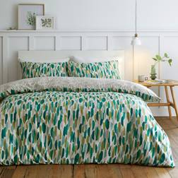 my home Ellison Duvet Cover Green