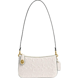 Coach Penn Shoulder Bag In Signature Leather - B4/Chalk