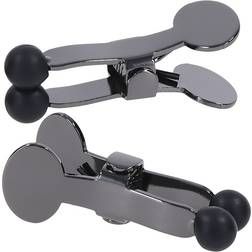 Doc Johnson Merci Nippers Stainless Steel Nipple Clamps Black