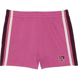 PINK Ivy Fleece Relaxed Shorts - Red Violet