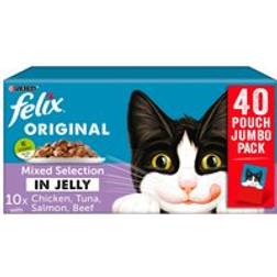 Felix Original Mixed in Jelly Wet Cat Food 40x85g