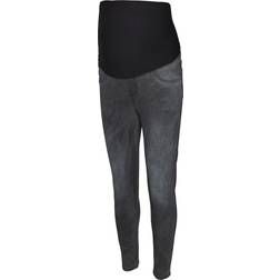 Mamalicious Jeggings di maternità MLAMY Denim grigio