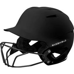 Evoshield XVT 2.0 Matte Batting Helmet with Facemask Black, Small/Medium