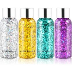 Bysiter Glitter Body Gel 35g 4-pack