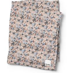 Elodie Details Soft Cotton Tæppe 120x70 Blue Garden Light