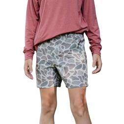 Burlebo Kid's Everyday Chino Shorts - Classic Deer Camo