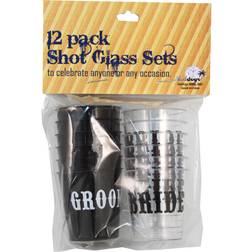 Bride/Groom 12Pk Shot Glass