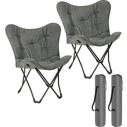 Garten Living Foldable Camping Chair Butterfly Shape