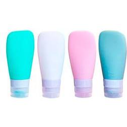 Uniq Silicone Botellas De Viaje De Silicona 4 Pcs