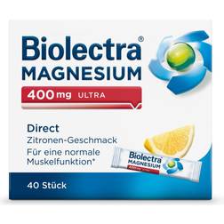 Biolectra Magnesium Ultra Direct Lemon 400mg 40 stk
