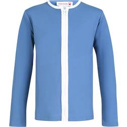 Petit Crabe Etoile Zipper Swim Shirt L/S - Cornflower (6-CORN)