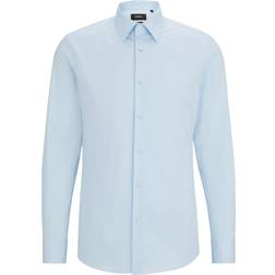 HUGO BOSS Hays Kent Slim Fit Shirt - Light Blue