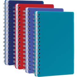 Oxford Poly Spiral Notebooks 5.7x8.5" 4-pack