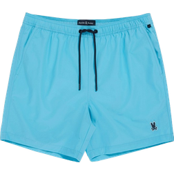 Psycho Bunny Mens Malta Hydrochromic Swim Trunk - Aquarius