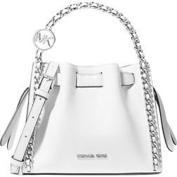 Michael Kors Mina Small Chain Crossbody Bag - Optic White