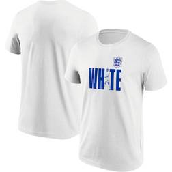 Fanatics Branded England White Name and Number Graphic T-Shirt Unisex