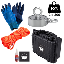 Treasure Magnet Fishing Magnet Starter Kit 600kg