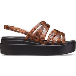 Crocs Brooklyn Strappy Low - Mocha/Black Tort