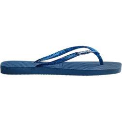 Havaianas Square Logo Metallic - Comfy Blue