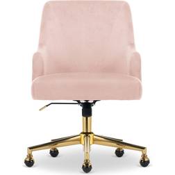 Serta Scarlett Modern Pink Office Chair 40.5"