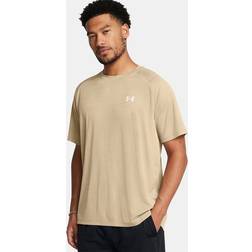 Under Armour Men's Mens Tech Textured T-Shirt Beige Cream 38/Regular