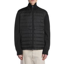Moncler Padded Wool Cardigan - Black