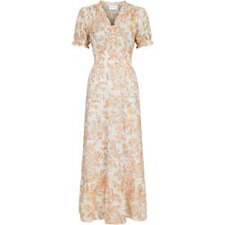 Neo Noir Kanza Rose Field Dress - Dusty Yellow